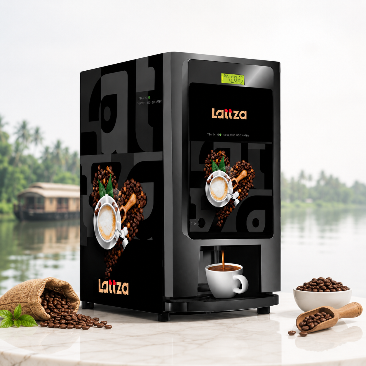 Coffee vending machines supplied by Lattza in Kannur